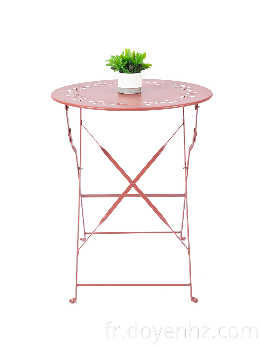 Metal Folding Round Bistro Table